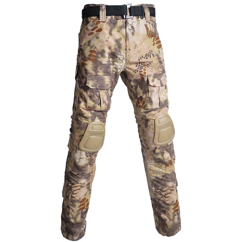 Men's Cargo Pants Work Pants Tactical Pants Military Camo Outdoor Rips