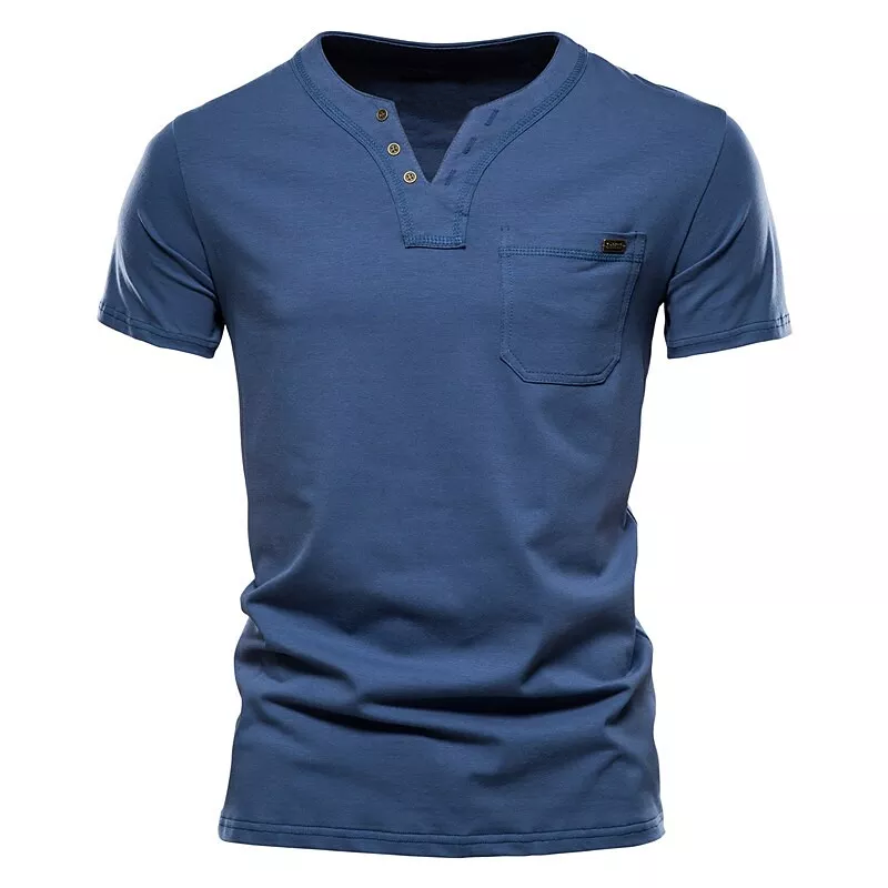 Men's Solid Color Plus Size T-Shirt