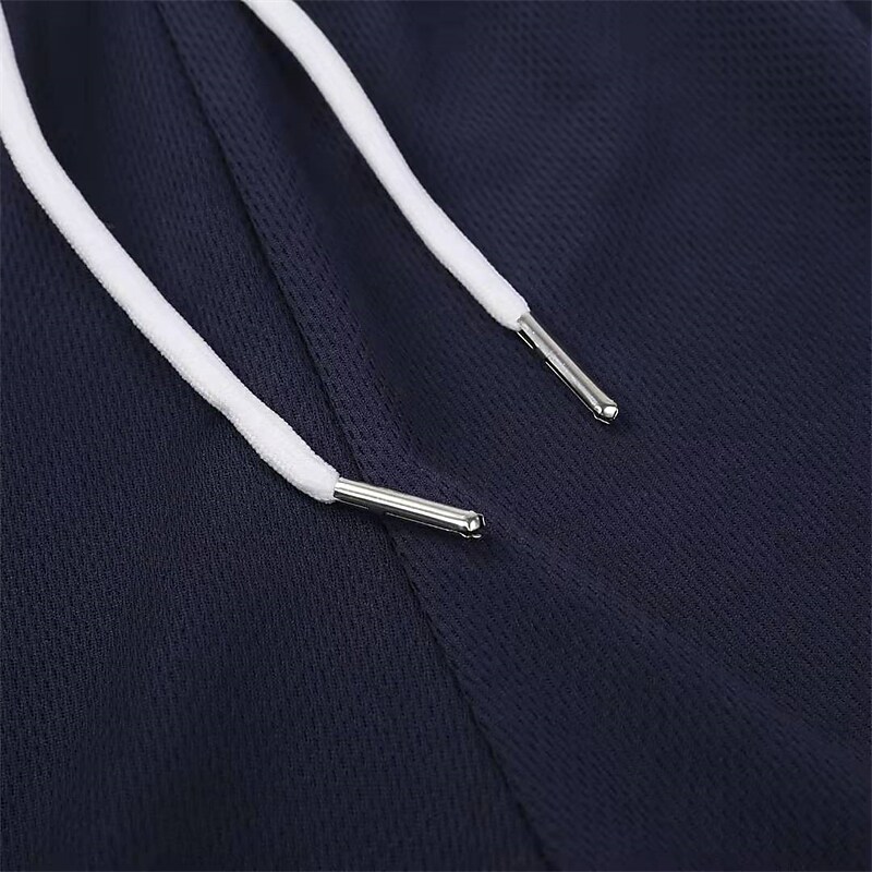 Men's Running Drawstring Elastic Waist Casual Daily  Workout Shorts