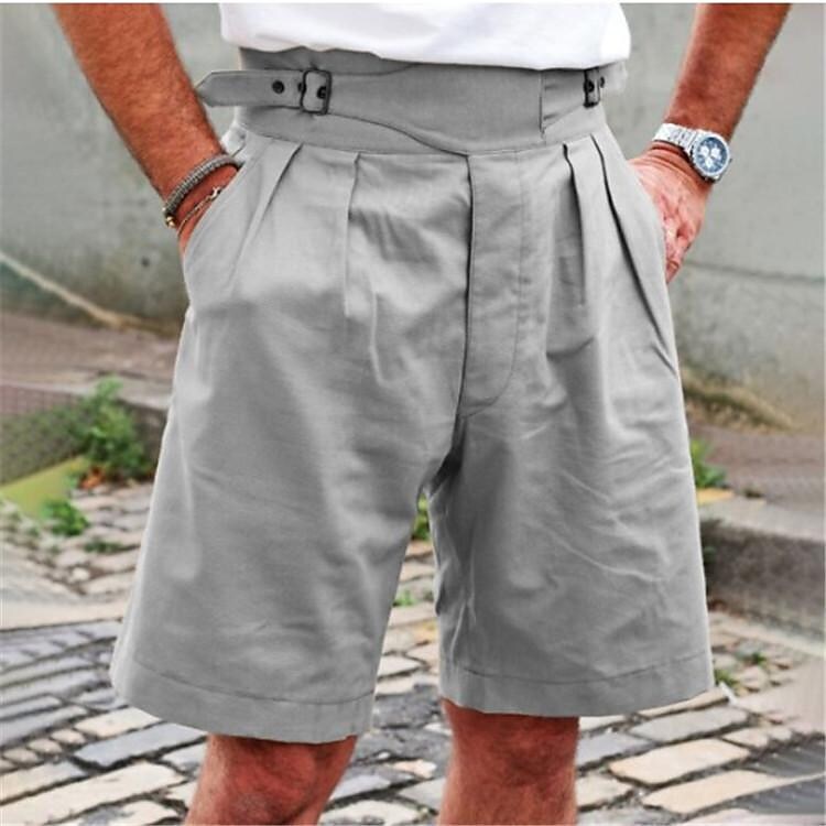 Summer Solid Color Casual Belt Fashion Pants