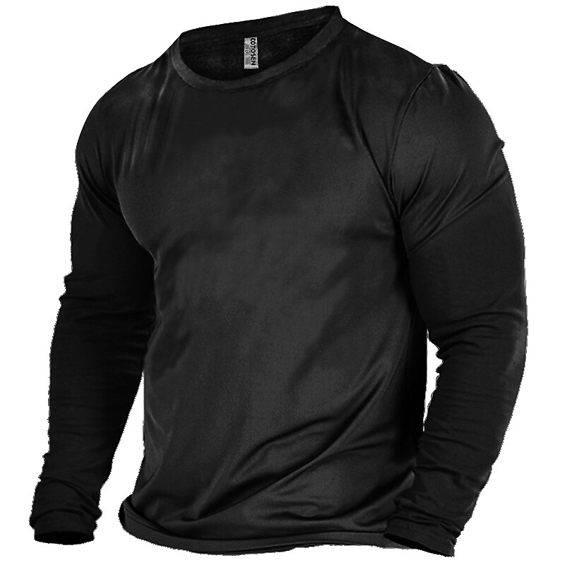 Men's Comfort Cotton Long Sleeve T-Shirt