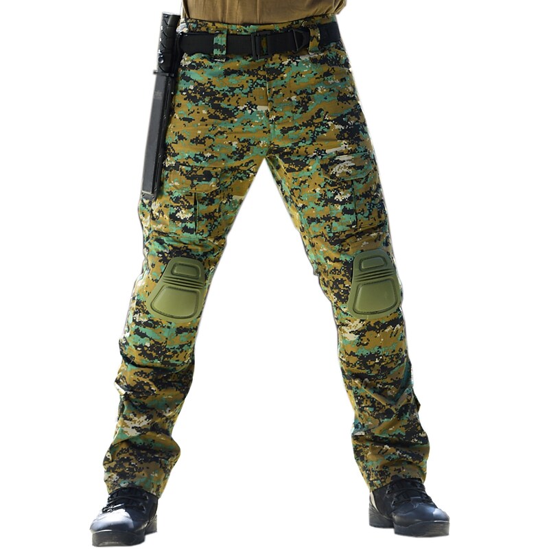 Men's Cargo Pants Work Pants Tactical Pants Military Camo Outdoor Rips