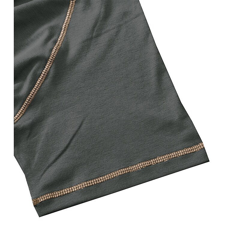 Men's Plain  Short Sleeves Henley Shirt