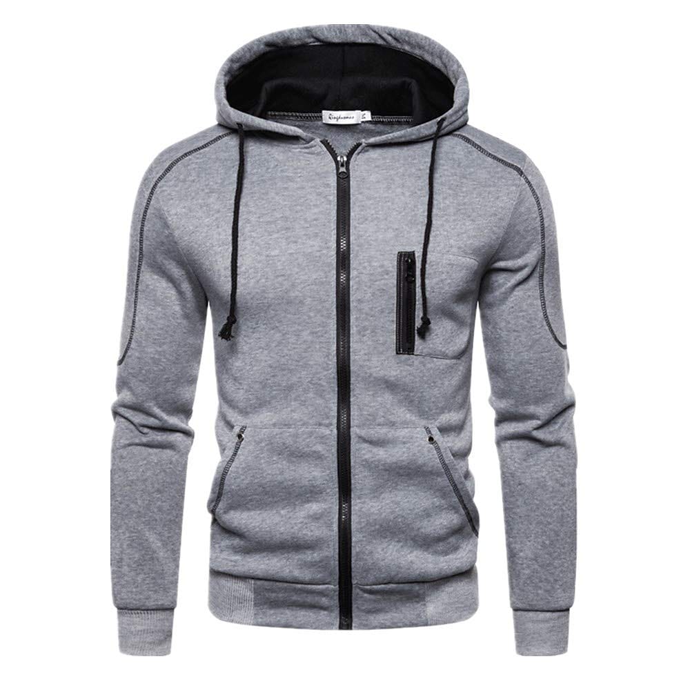 Men's Hoodie Black Army Green Light gray Red Navy Blue Hooded Color Block Fleece Cool Casual Essential Winter Clothing Apparel Hoodies Sweatshirts