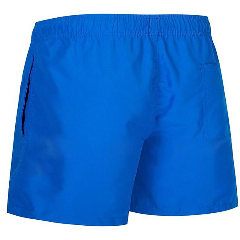 Men's Sport Runing Outdoor Pockets Drawstring Breathable Solid Color Shorts 