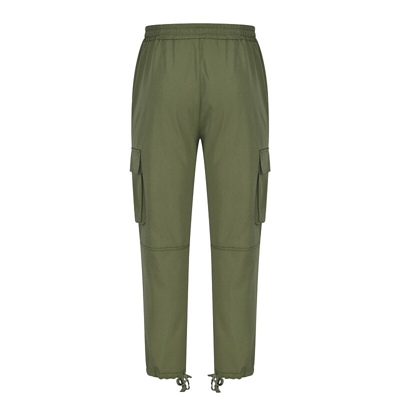 Men's Cargo Pants Fleece Pants Winter Pants Trousers Drawstring Elastic Waist Leg Drawstring Solid Color Comfort Warm Daily Holiday Going out Cotton Blend Sports Fashion Green Purple Micro-elastic