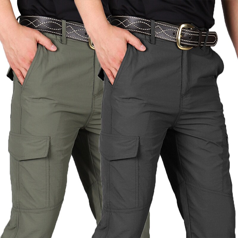 Men's Waterproof  Ripstop Quick Dry Outdoor Hiking Cargo Pants