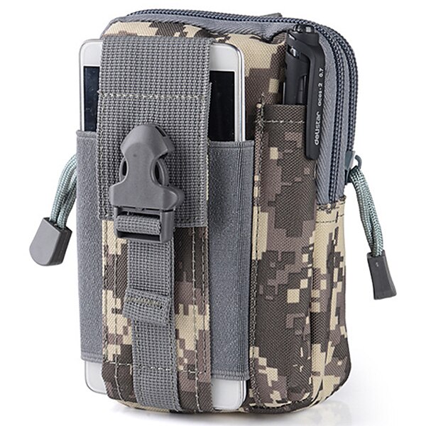 Waist Bag / Waist pack Military Tactical Backpack Breathable Wearable Multifunctional Durable Outdoor Hunting Hiking Camping Military Nylon ACU Color CP Color Jungle camouflage