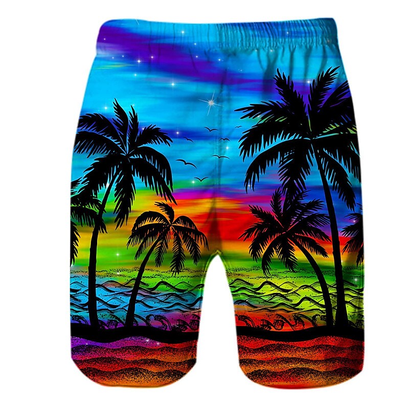 Men's Board Shorts Swim Shorts Swim Trunks Summer Shorts Beach Shorts 