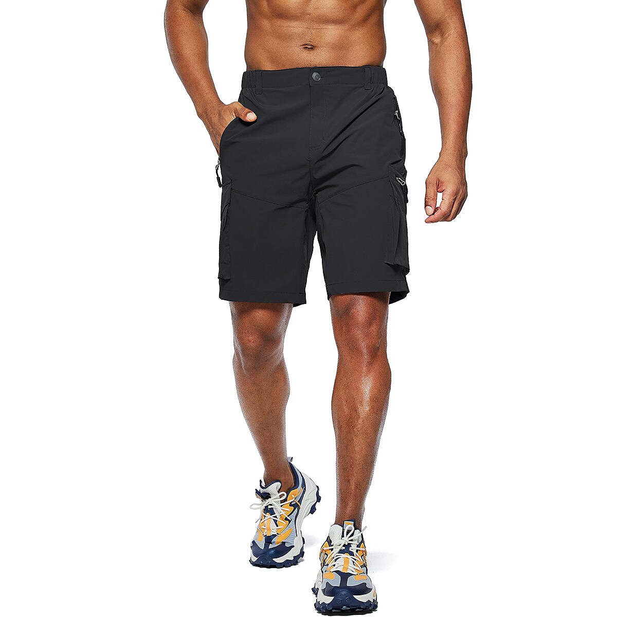 Men's Military Outdoor Ripstop Breathable Quick Dry Lightweight Hiking Shorts 