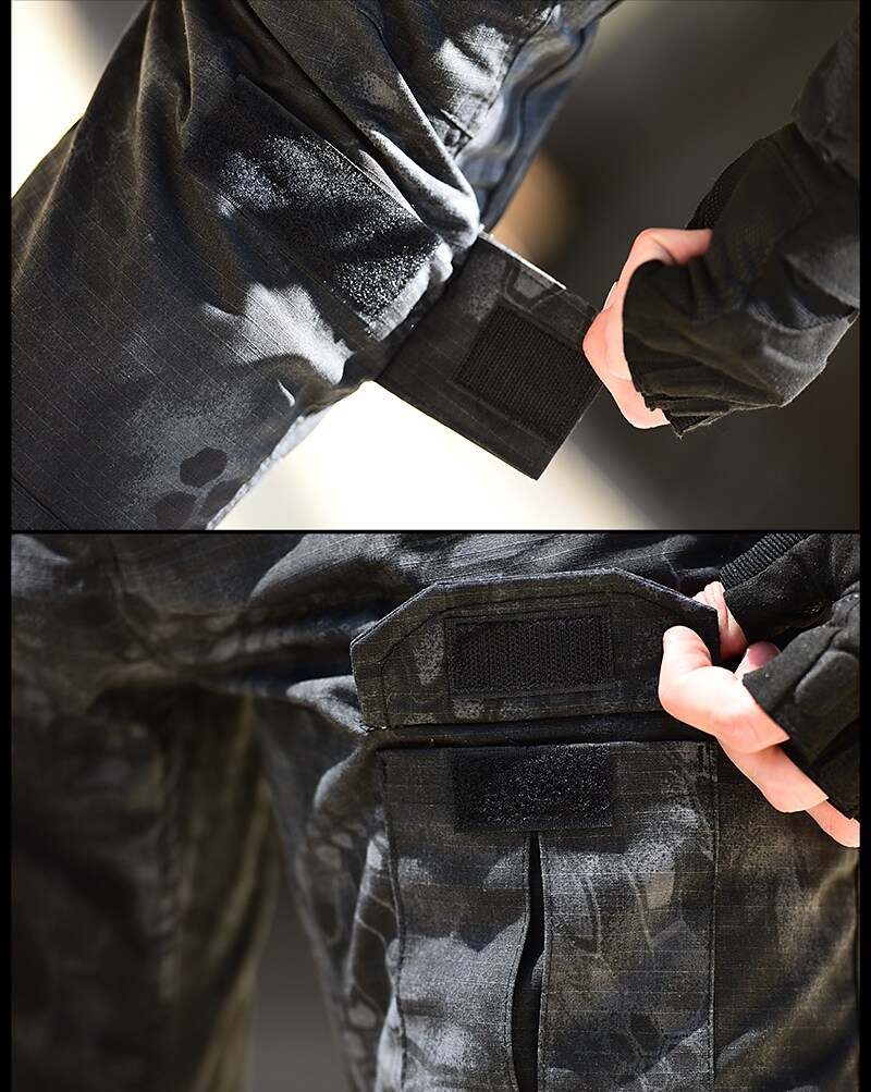 Men's Cargo Pants Work Pants Tactical Pants Military Camo Outdoor Rips