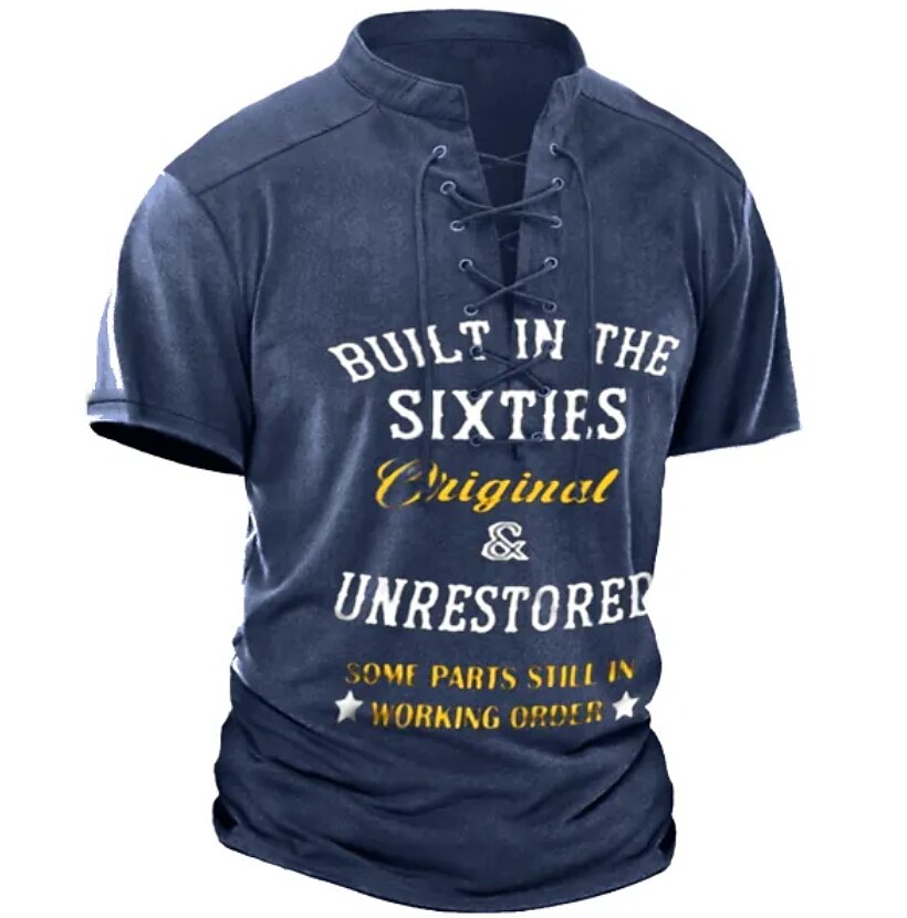 Built In The Sixties Original And Unrestored Men's Fun Print T-Shirt