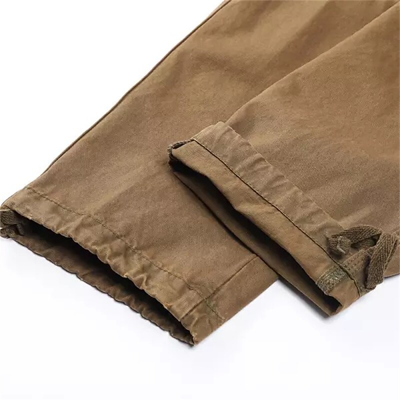 Men's Cargo Pants Trousers Work Pants Multi Pocket 6 Pocket Plain Comf