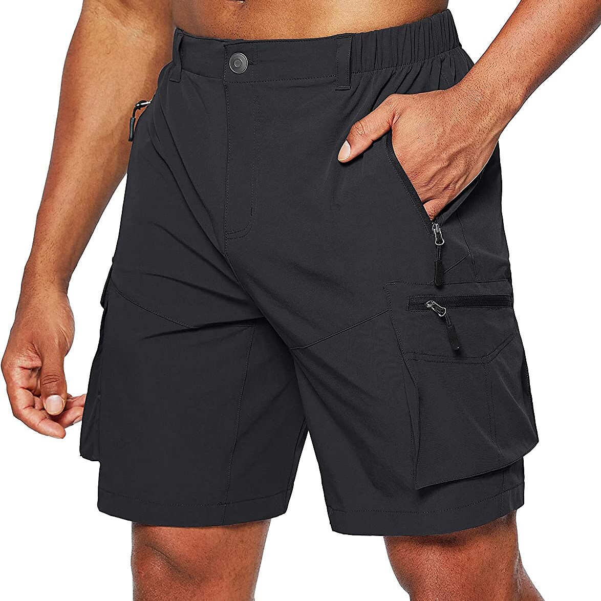 Men's Military Outdoor Ripstop Breathable Quick Dry Lightweight Hiking Shorts 