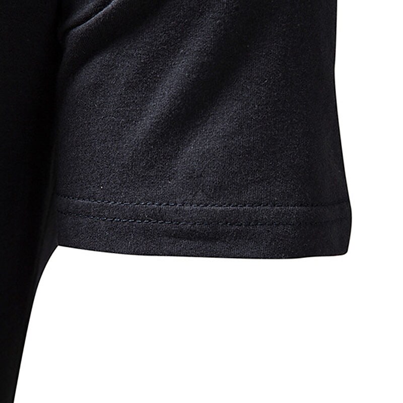 Men's Plain V Neck Short Sleeves Basic T-shirt 