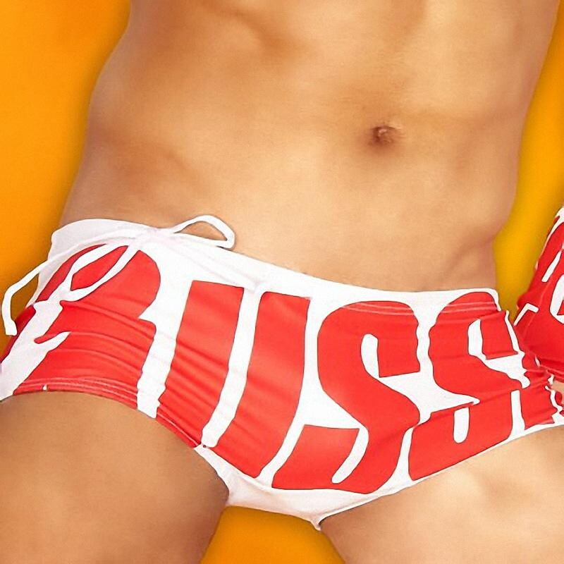wholesale aussbon letter swimming trunks boxer swimming trunks men's swimming trunks fashion trendy men's hot spring cross-border men's swimming trunks