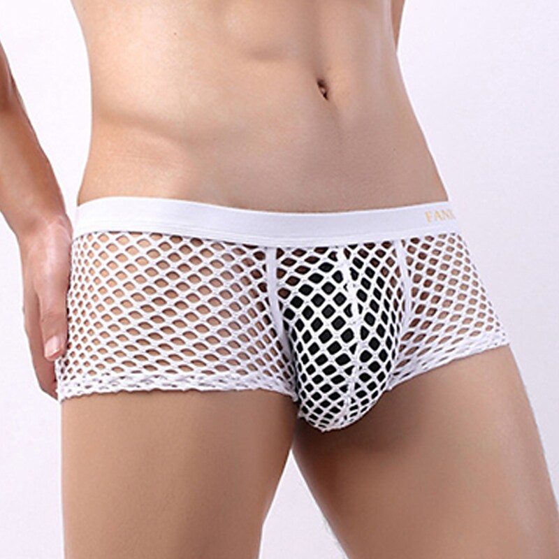 Men's 1pack Underwear Basic  Hole Boxers Underwear 