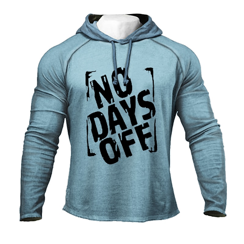 Men's Sweatshirt Letter Hooded Green Black Blue Pink Yellow Casual Daily Long Sleeve Print Clothing Apparel Cool Casual