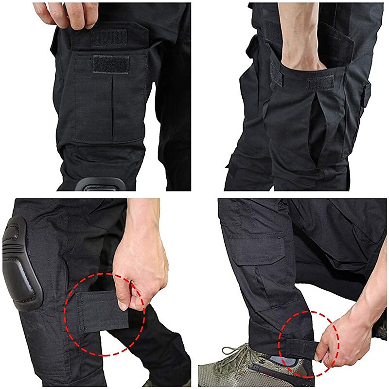 Men's Cargo Pants Work Pants Tactical Pants Military Camo Outdoor Rips