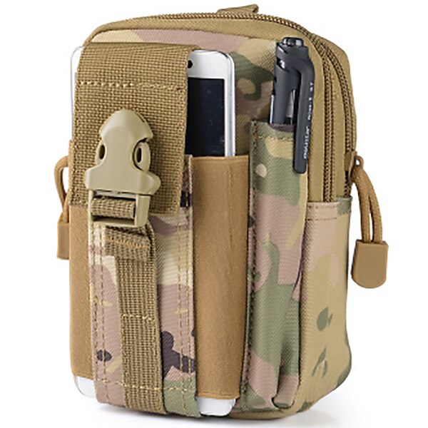 Waist Bag / Waist pack Military Tactical Backpack Breathable Wearable Multifunctional Durable Outdoor Hunting Hiking Camping Military Nylon ACU Color CP Color Jungle camouflage