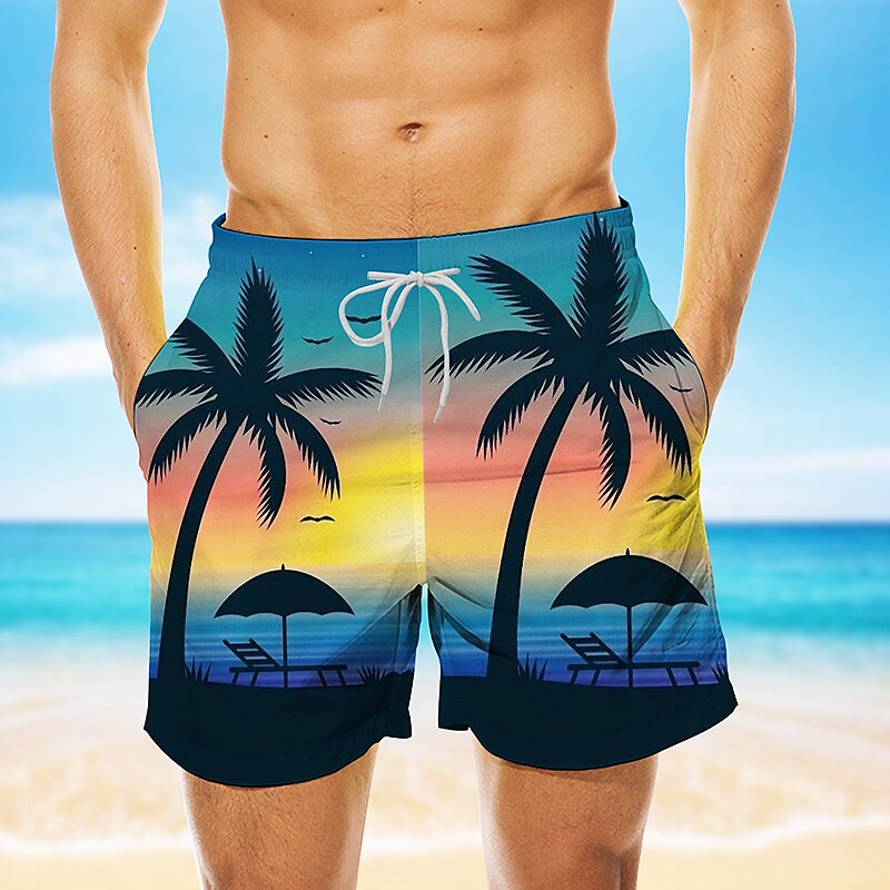 Men's Board Shorts Swim Shorts Swim Trunks Summer Shorts Beach Shorts 