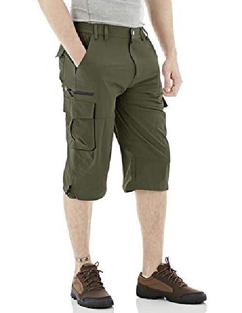 Men Hiking Breathable With Pockets Cargo Shorts