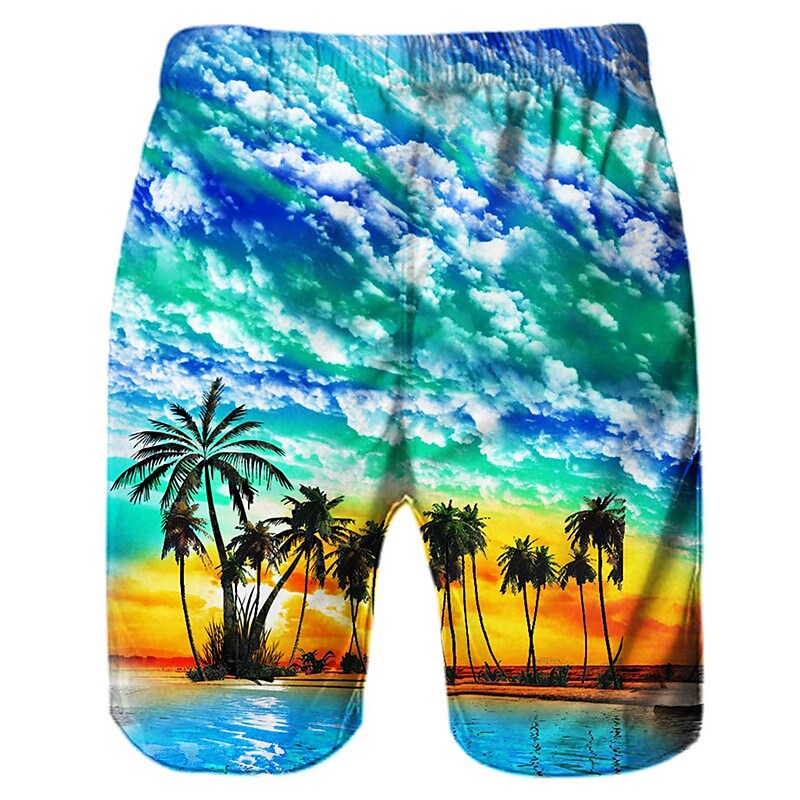 Men's Board Shorts Swim Shorts Swim Trunks Summer Shorts Beach Shorts 