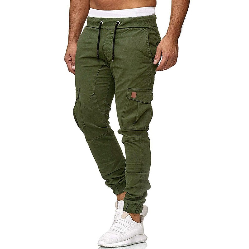 Men Casual Jogging Trousers Lightweight Hiking Outdoor Pant Cargo Pant