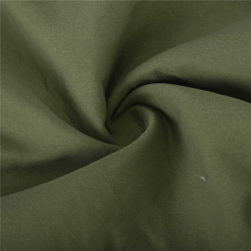 Men's Cargo Pants Fleece Pants Winter Pants Trousers Drawstring Elastic Waist Leg Drawstring Solid Color Comfort Warm Daily Holiday Going out Cotton Blend Sports Fashion Green Purple Micro-elastic