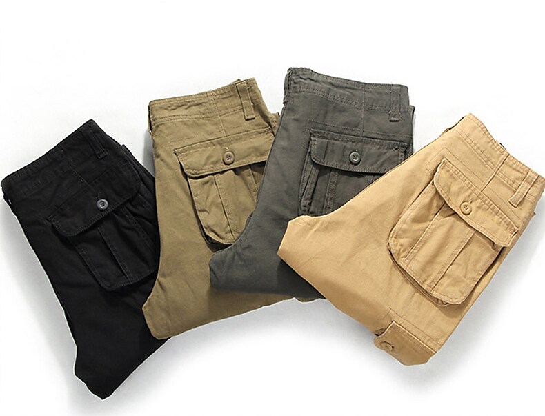 Men's Military Work Pants Hiking Cargo Pants Tactical Pants 8 Pockets 