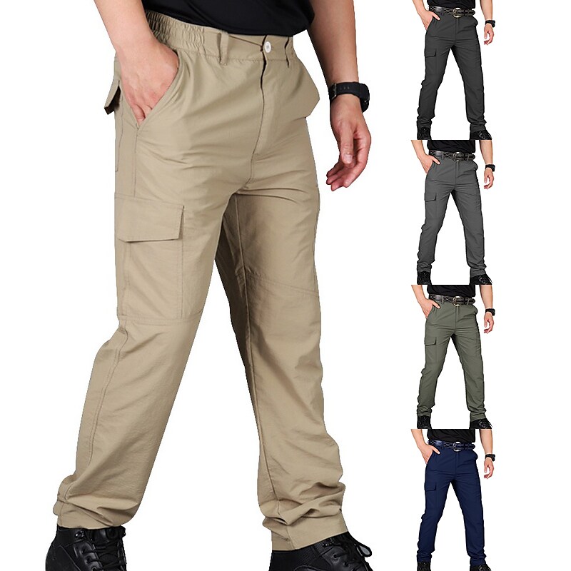Men's Waterproof  Ripstop Quick Dry Outdoor Hiking Cargo Pants