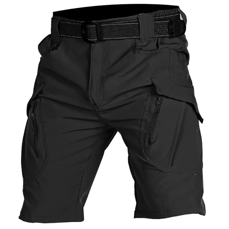 Men's Hiking Outdoor Climbing Muti-pockets Waterproof Wear Resistant Comfortable Zipper Cargo Shorts