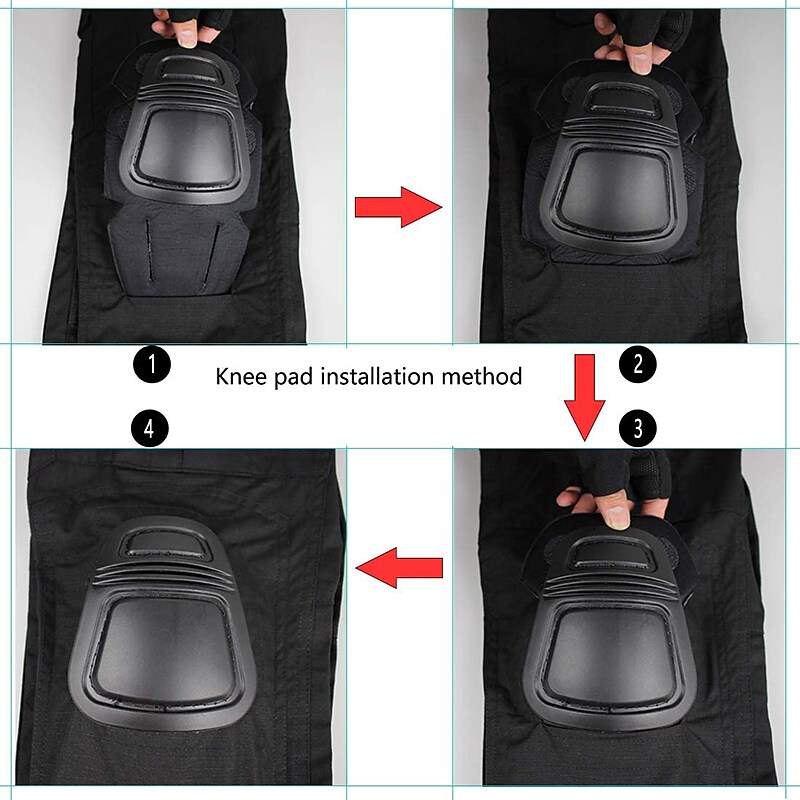 Men's Cargo Pants Work Pants Tactical Pants Military Camo Outdoor Rips