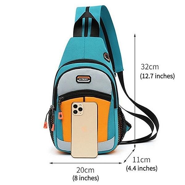 New Men's Women's Fashion Multi Function Mini Backpack Small Chest Bag Messenger Bag Female Sports Bag Travel Bagpack Crossbody Bag Girl Back Pack Waterproof Oxford Cloth Outdoor Bags