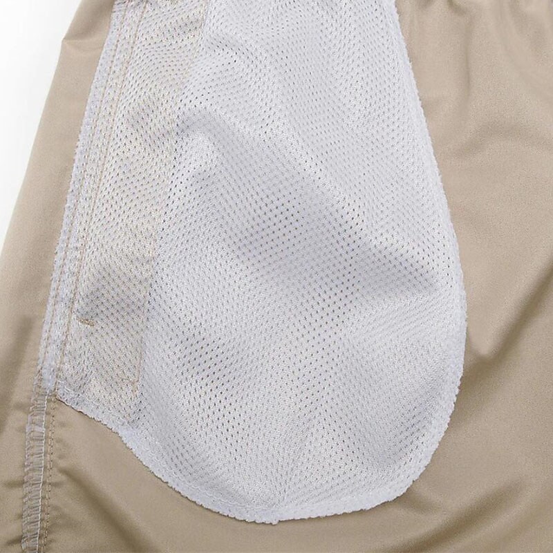 Men's Sport Runing Outdoor Pockets Drawstring Breathable Solid Color Shorts 