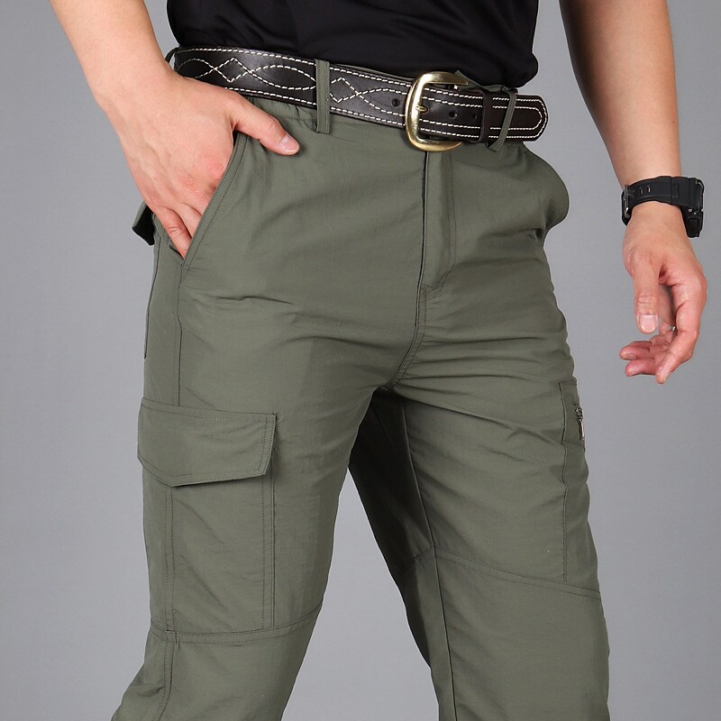 Men's Waterproof  Ripstop Quick Dry Outdoor Hiking Cargo Pants