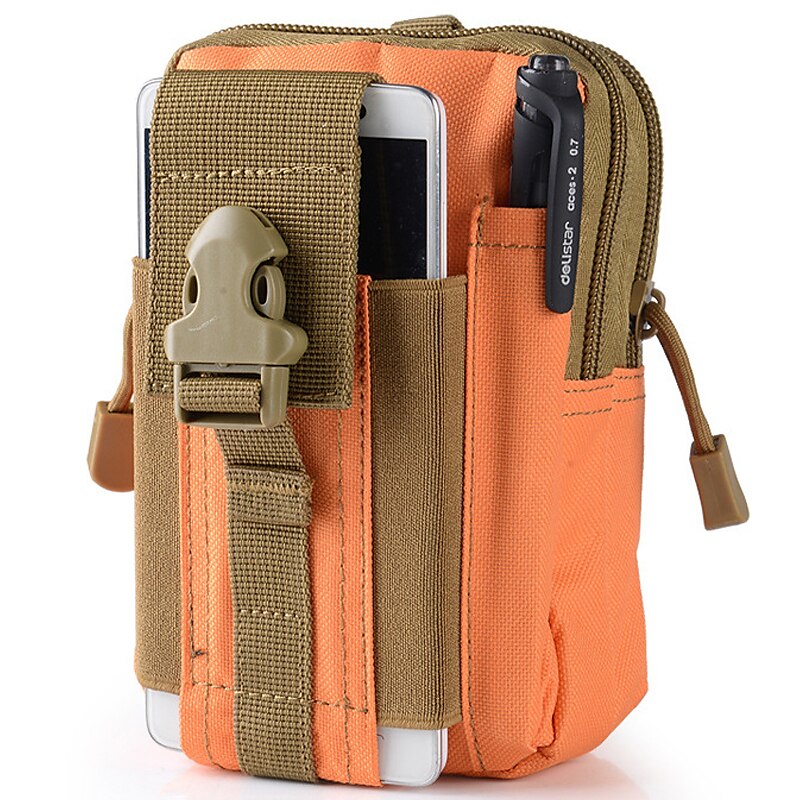 Waist Bag / Waist pack Military Tactical Backpack Breathable Wearable Multifunctional Durable Outdoor Hunting Hiking Camping Military Nylon ACU Color CP Color Jungle camouflage