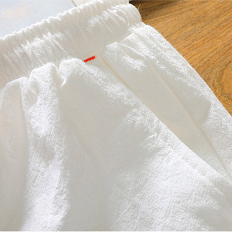 Men's Pocket Plain Comfort Breathable Linen Shorts 