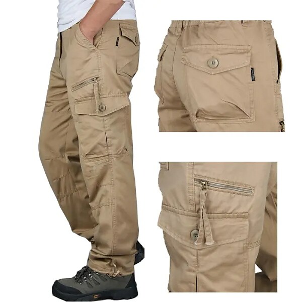Men's Cargo Pants Tactical Pants Trousers Tactical Work Pants Multi Po