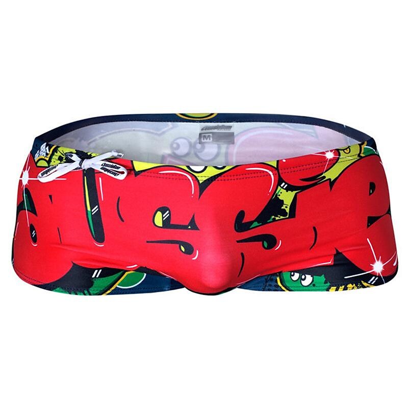 wholesale aussbon letter swimming trunks boxer swimming trunks men's swimming trunks fashion trendy men's hot spring cross-border men's swimming trunks
