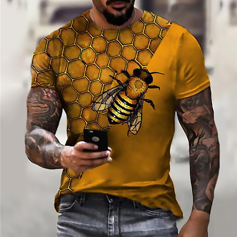 Men's Bee Print T-shirt