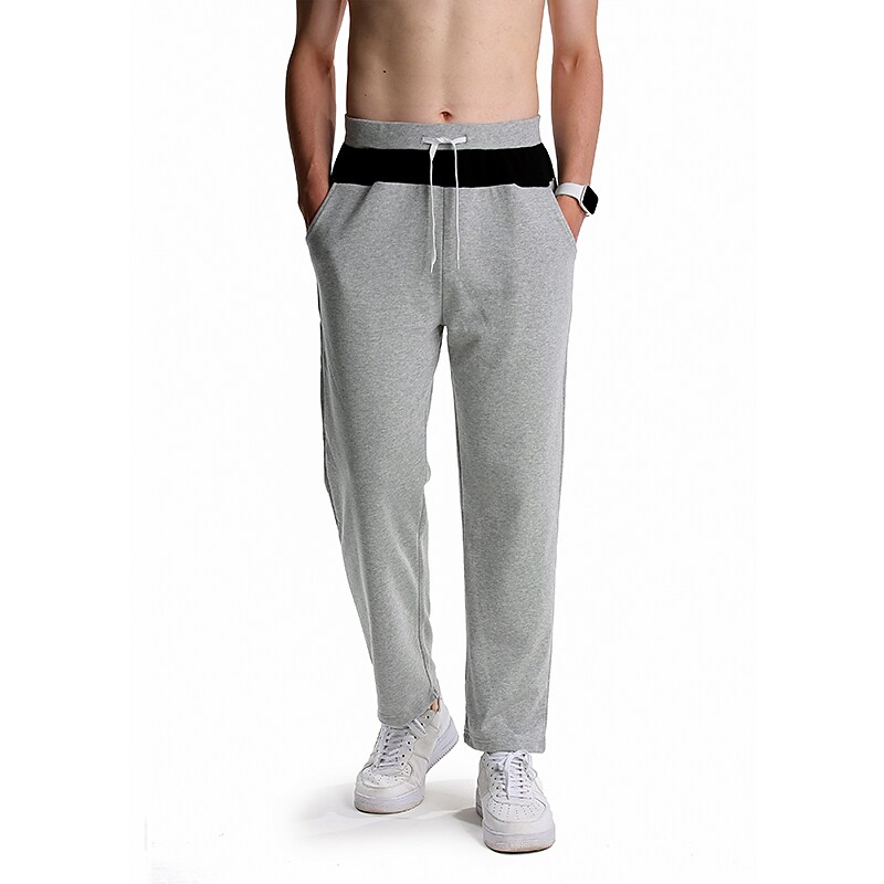 Men's Casual Chino Chinos Pocket Patchwork Full Length Pants 
