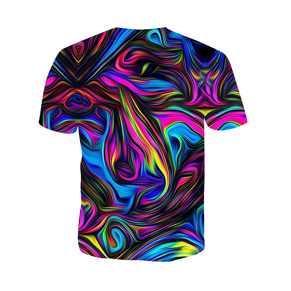 Men's Abstract Print T-shirt