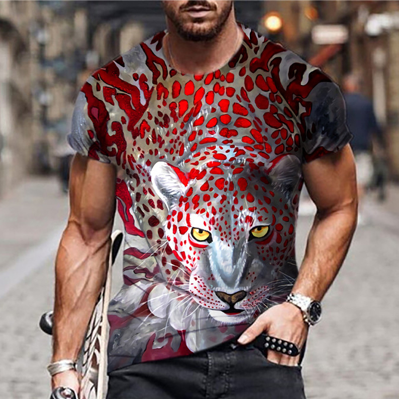 Men's Cheetah Print T-shirt