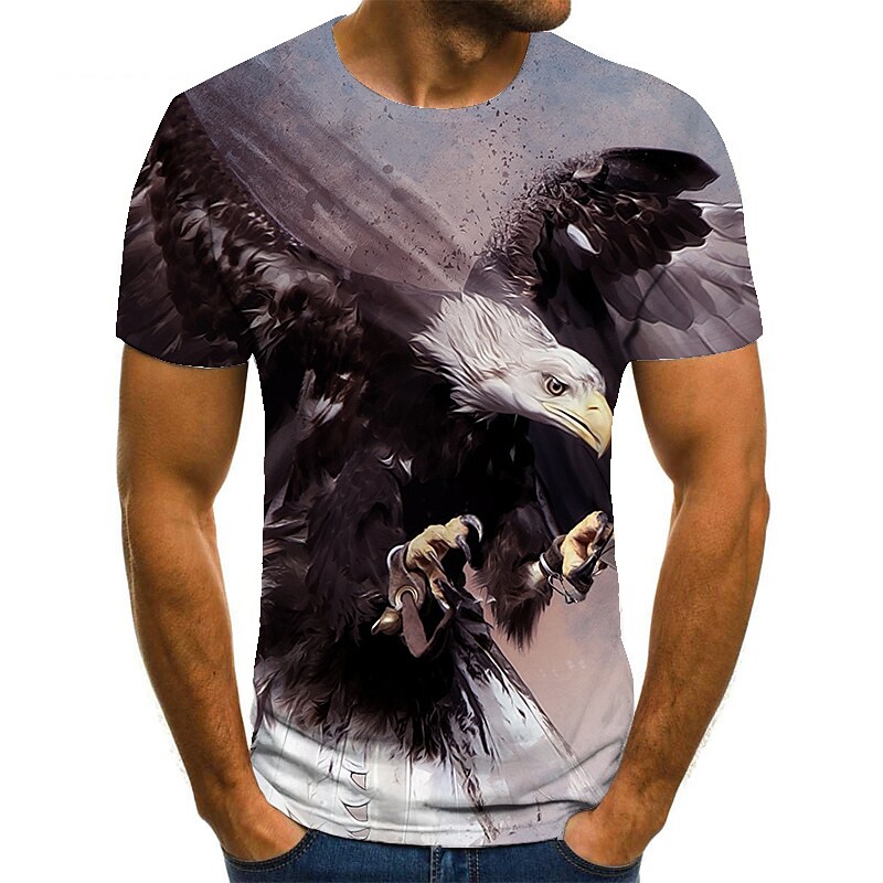 Men's Eagle Print T-shirt