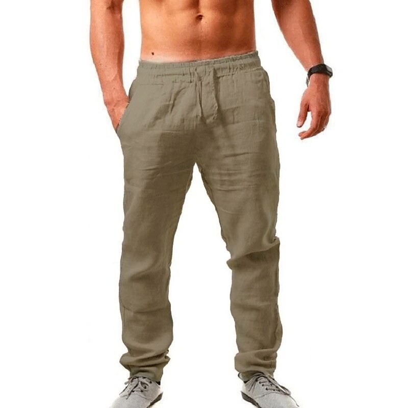 Men's Linen Hip-hop Breathable Cotton Trousers 