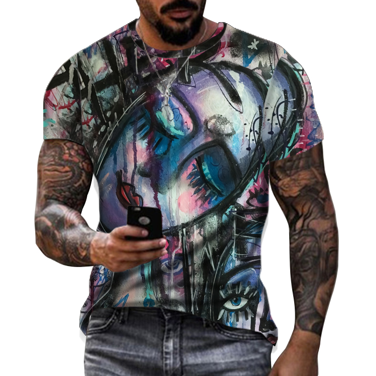 Men's 3D Print T-shirt(Designer）