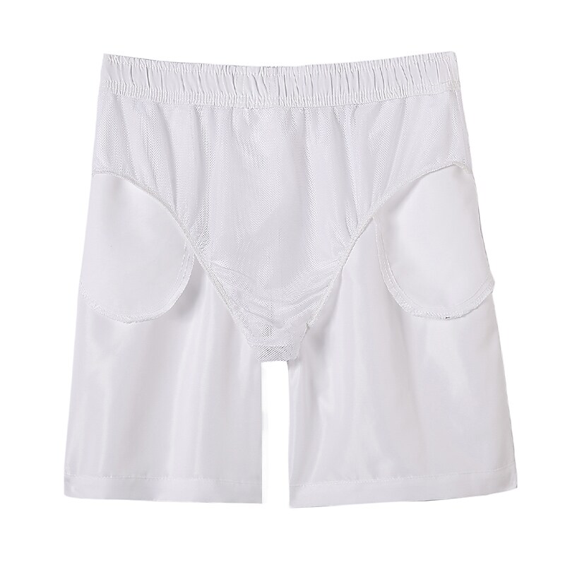 Men's Swimming Quick Dry Mesh Drawstring Elasticized Animal Print Shorts