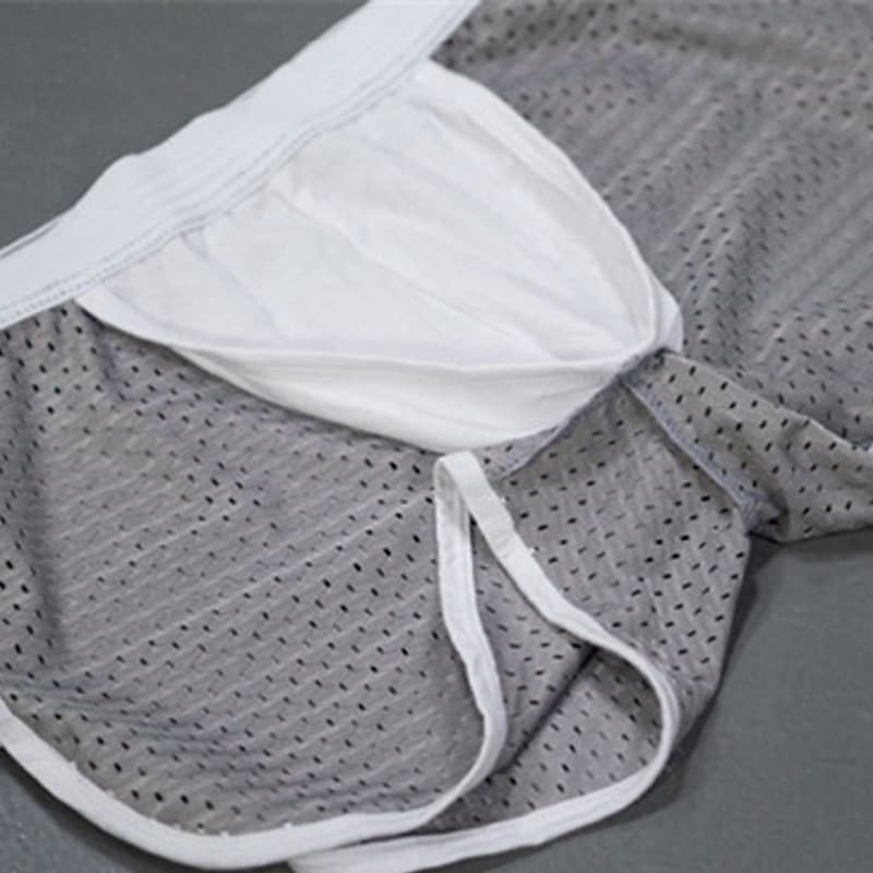 Men's Home Loose Comfortable Breathable Solid Color Boxer Briefs