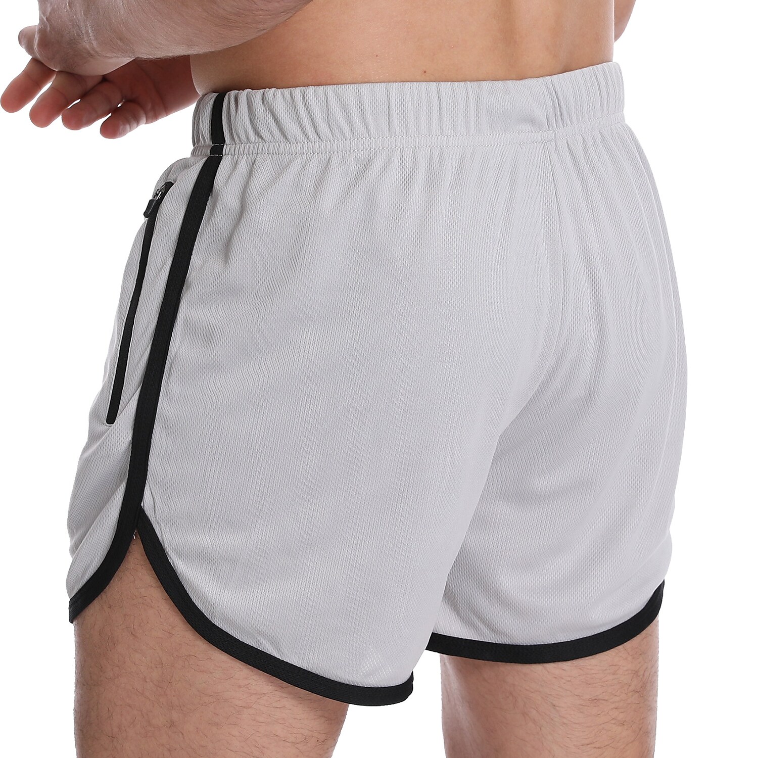 Men's Swimming Beach Casual Fashion Drawstring Comfortable Breathable Pockets Plain Swimming Trunks Shorts